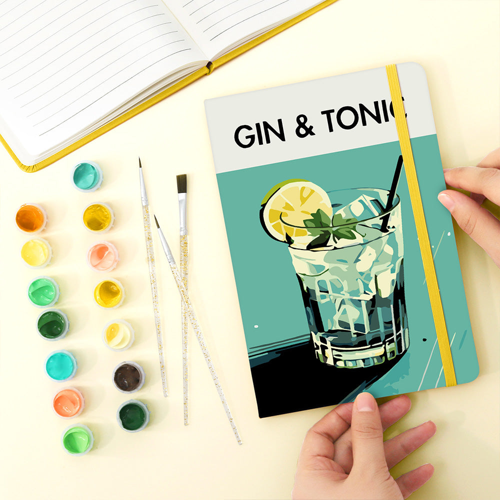 Carnet Gin Tonic Peinture par Numéros