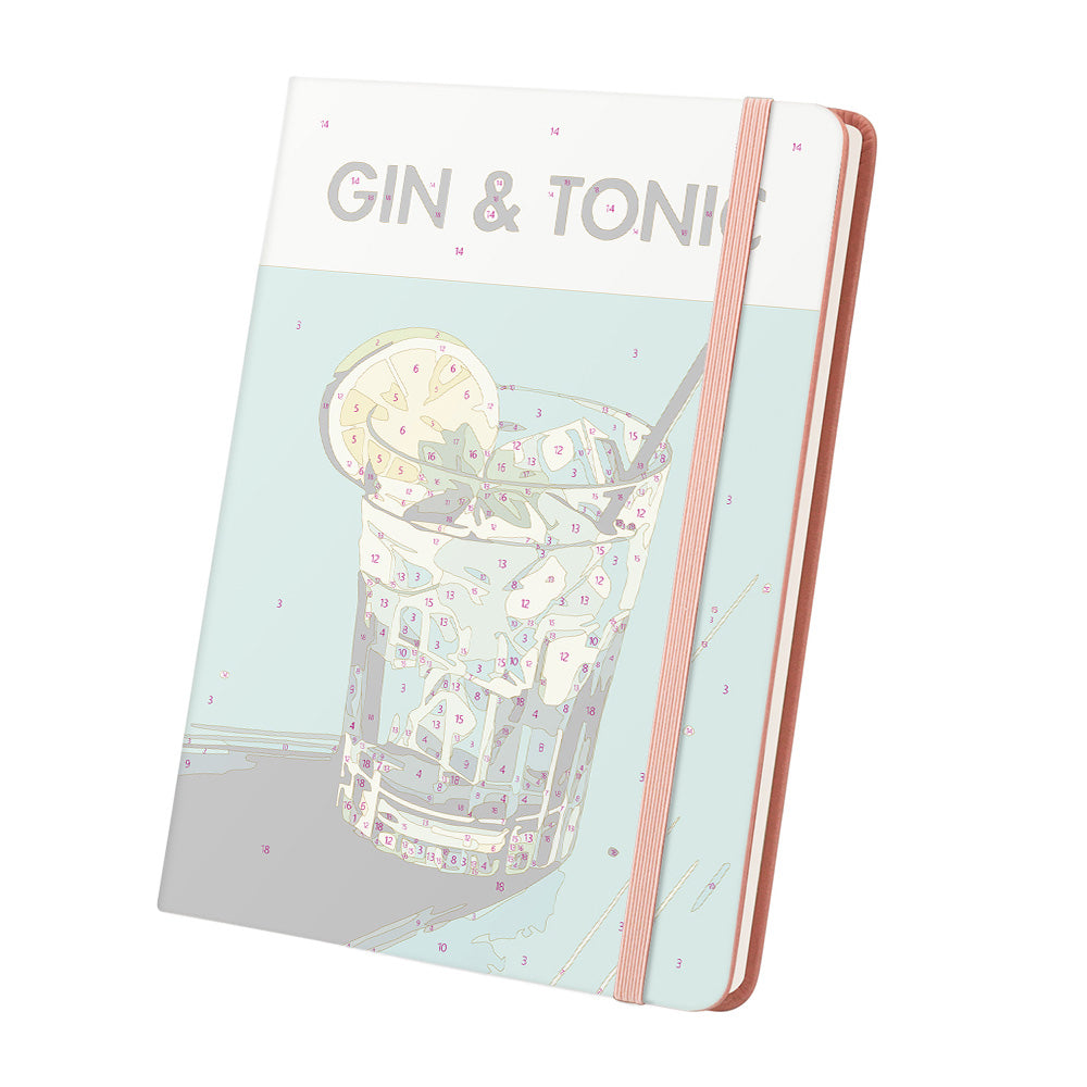 Carnet Gin Tonic Peinture par Numéros