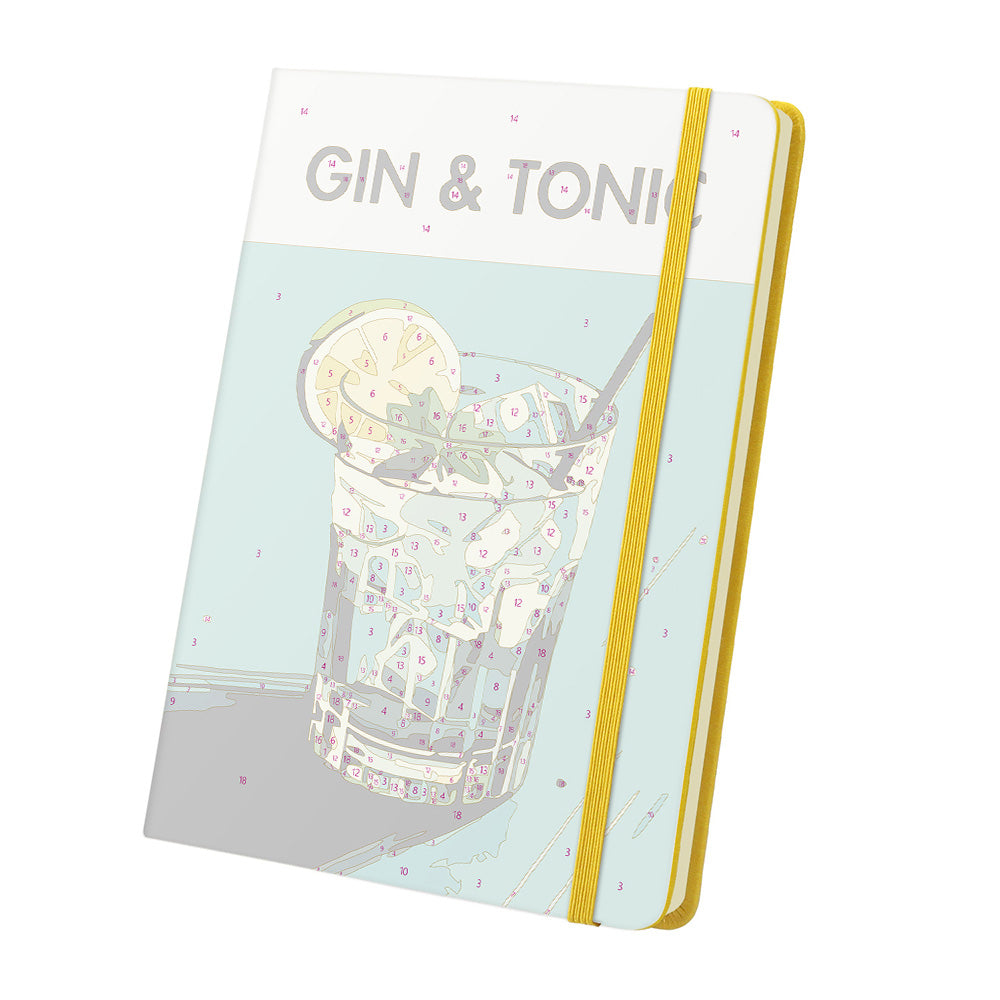 Carnet Gin Tonic Peinture par Numéros
