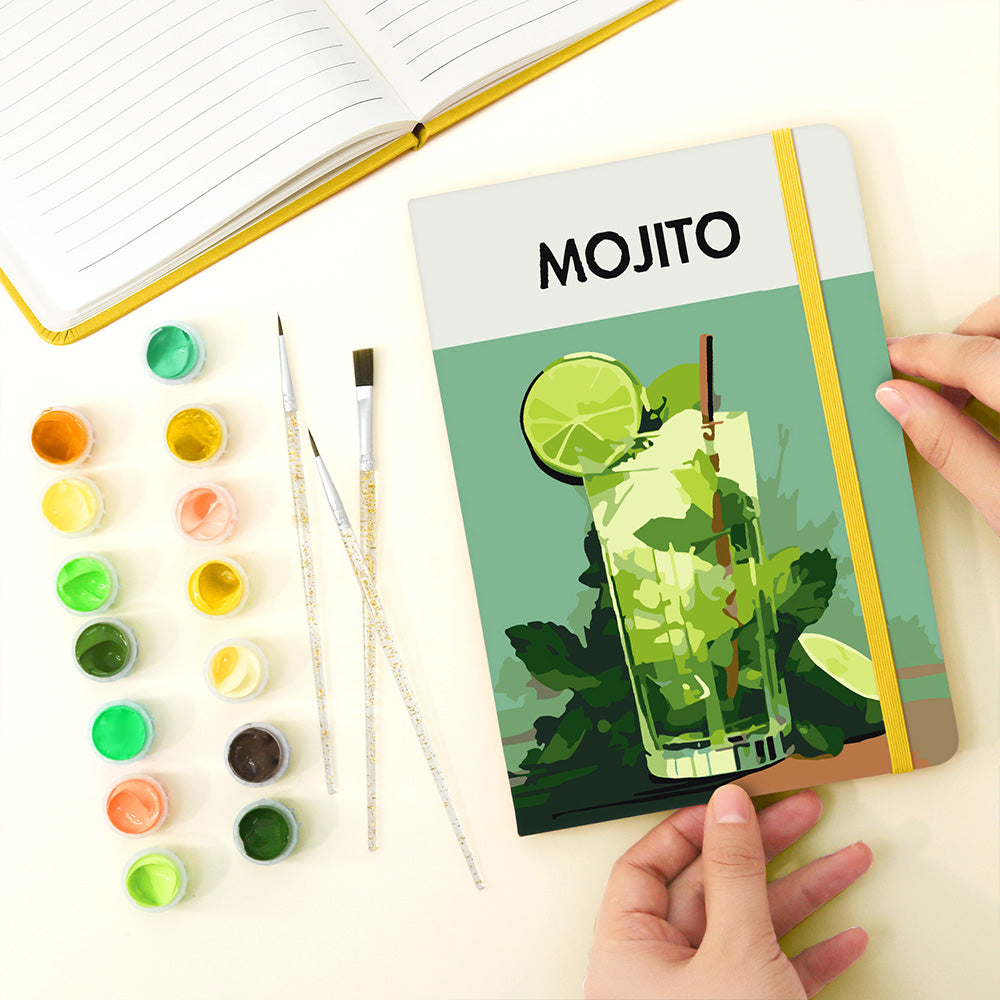 Carnet Lemon Mojito Peinture par Numéros