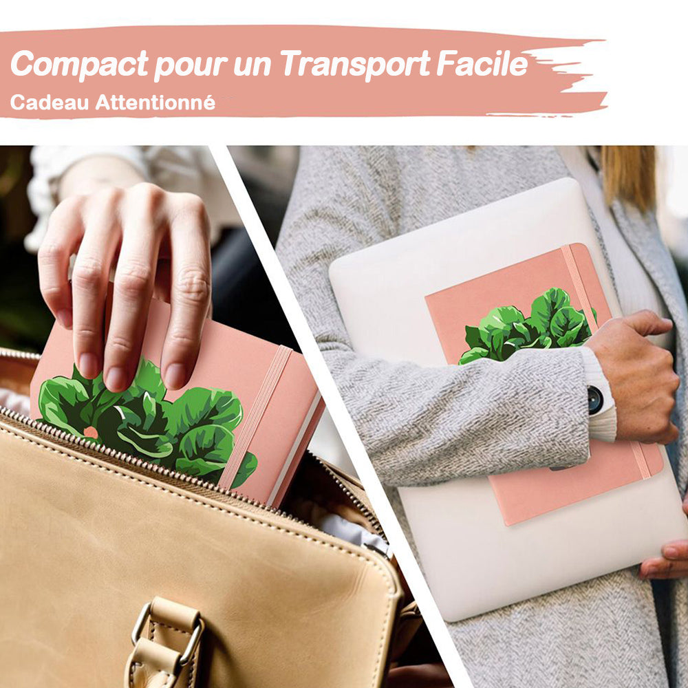 Carnet Plantes en Pot Vert Luxuriant Peinture par Numéros