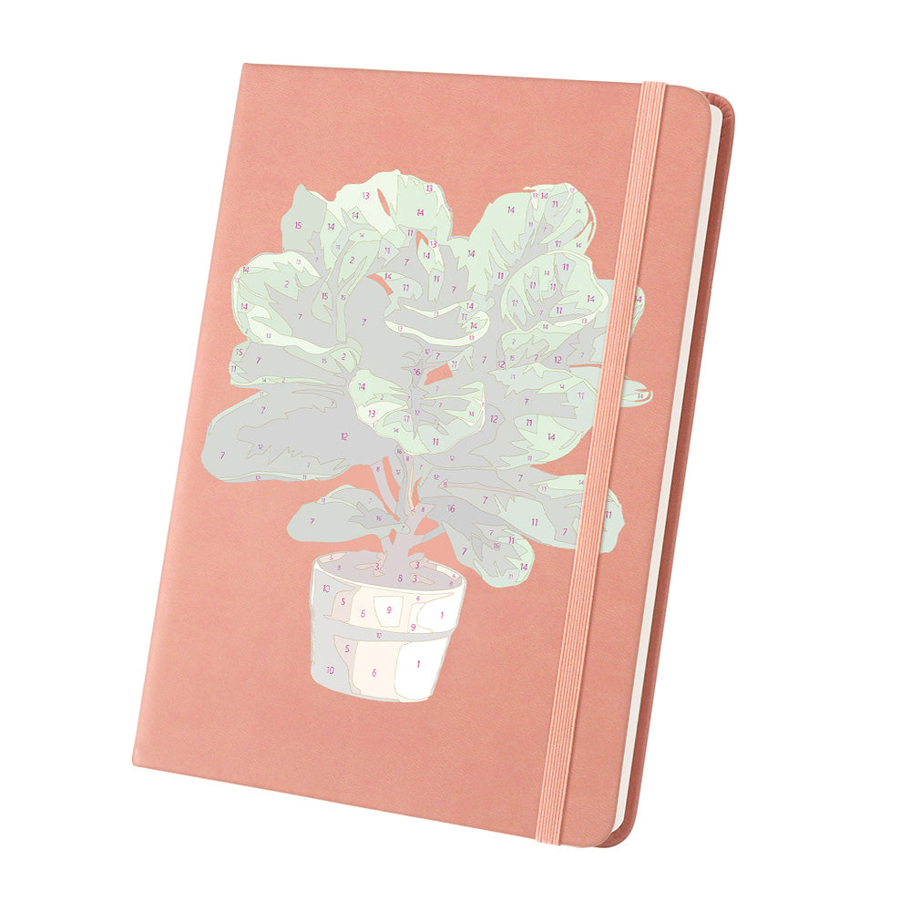 Carnet Plantes en Pot Vert Luxuriant Peinture par Numéros