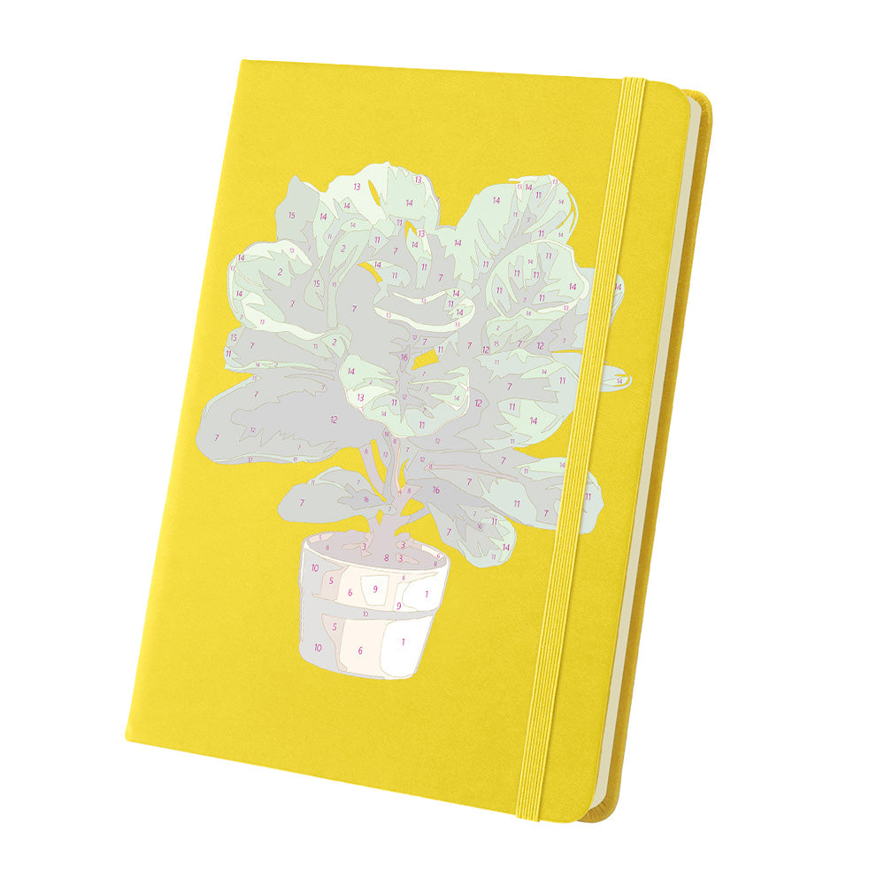 Carnet Plantes en Pot Vert Luxuriant Peinture par Numéros