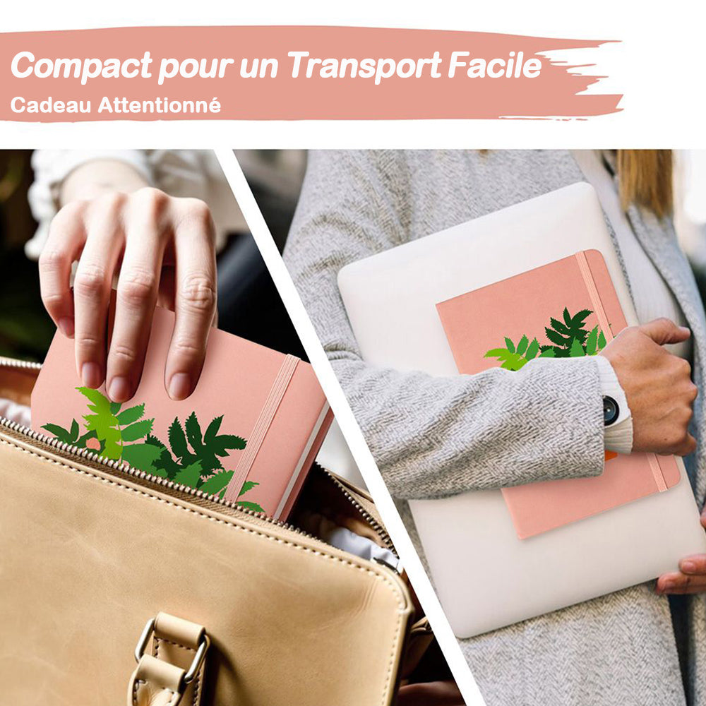Carnet Plantes Vertes en Pot Peinture par Numéros