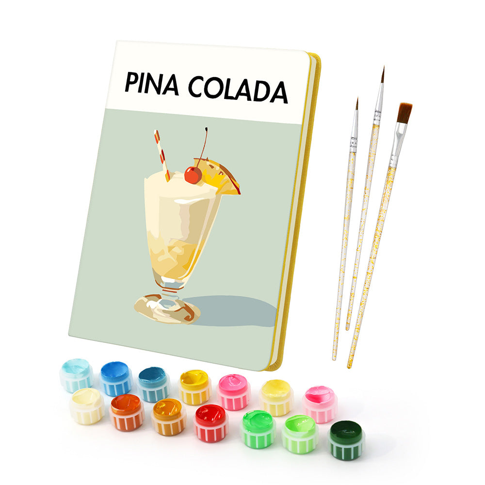 Carnet Rhum Glacé aux Fruits Peinture par Numéros