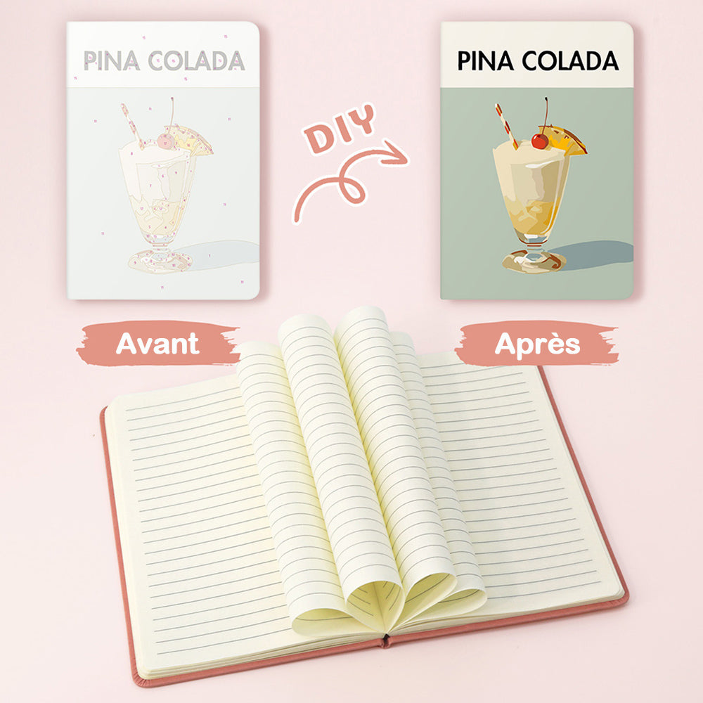Carnet Rhum Glacé aux Fruits Peinture par Numéros