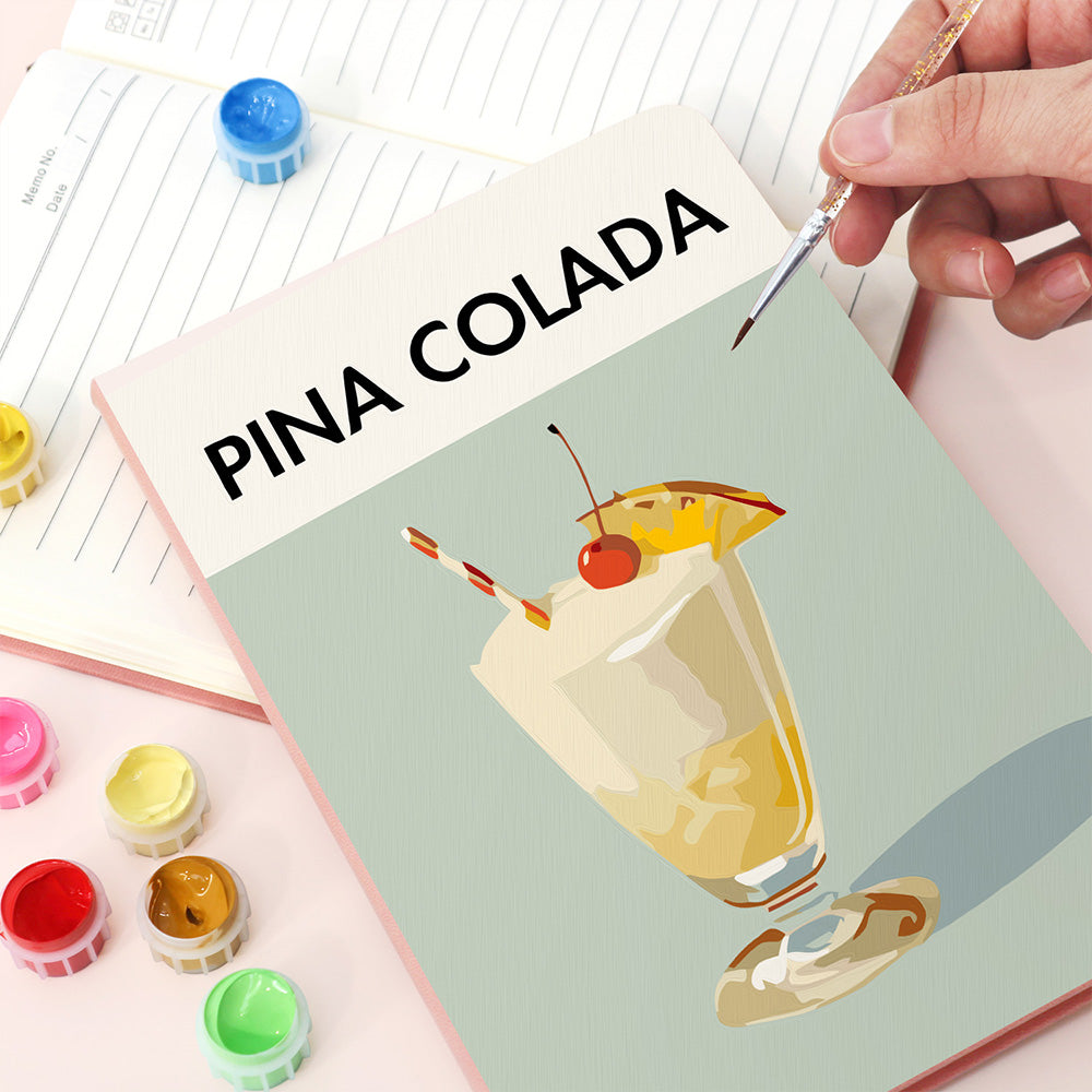 Carnet Rhum Glacé aux Fruits Peinture par Numéros