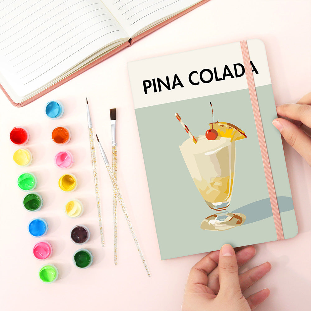 Carnet Rhum Glacé aux Fruits Peinture par Numéros