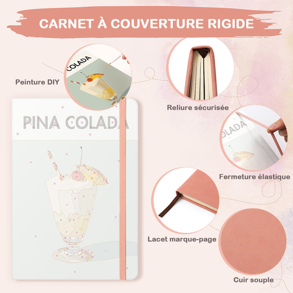 Carnet Rhum Glacé aux Fruits Peinture par Numéros