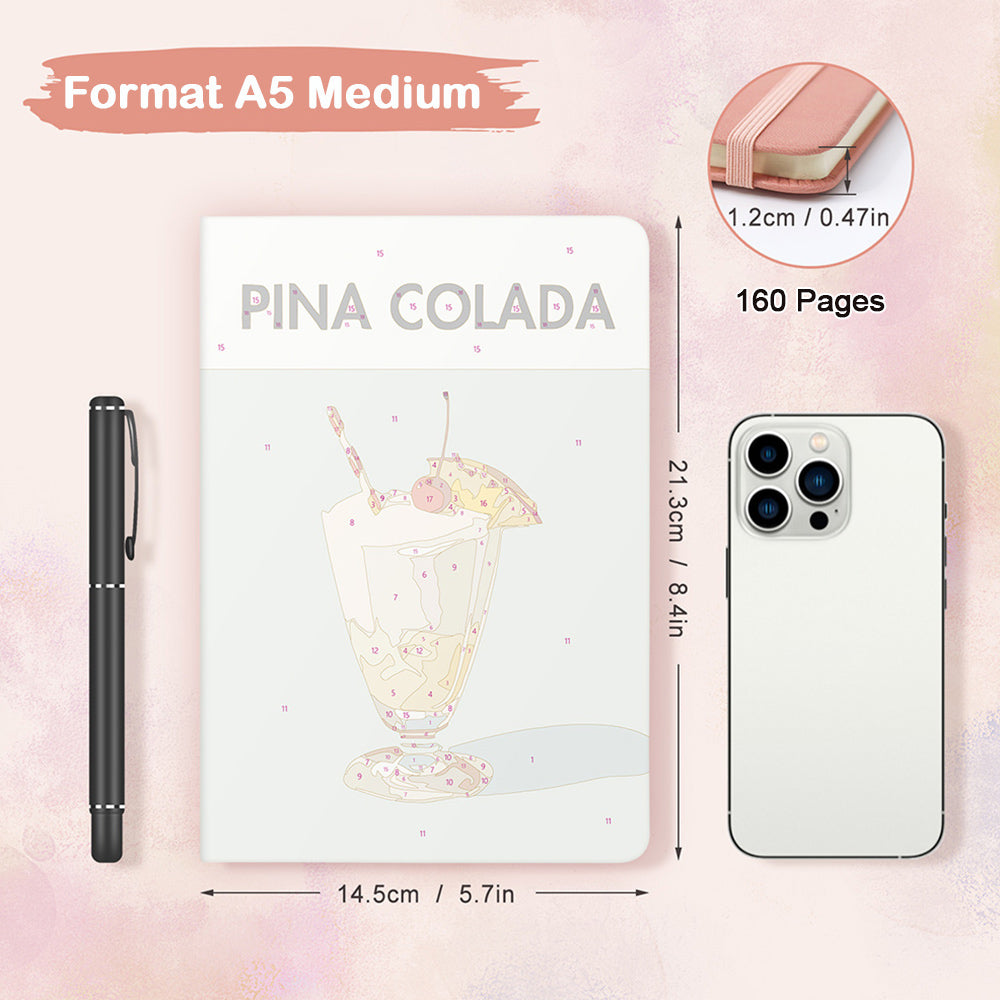 Carnet Rhum Glacé aux Fruits Peinture par Numéros