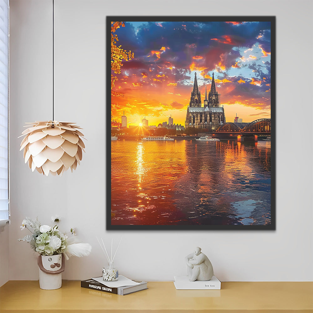 Cathédrale de Cologne Peinture par Numéros