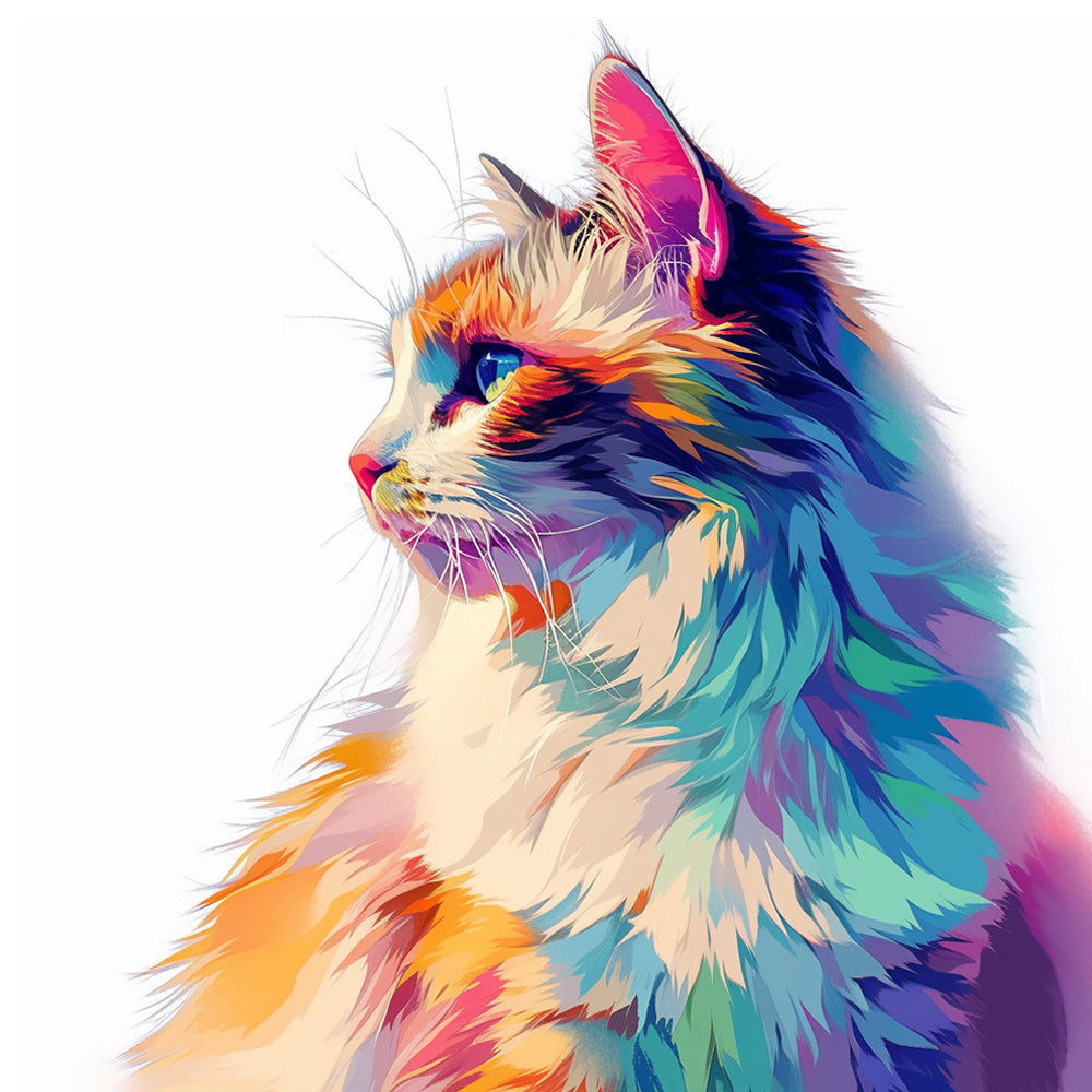 Chat Peinture par Numéros
