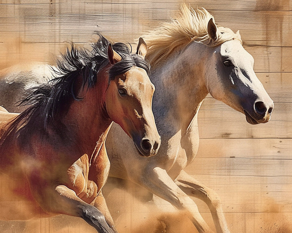 Chevaux Peinture par Numéros