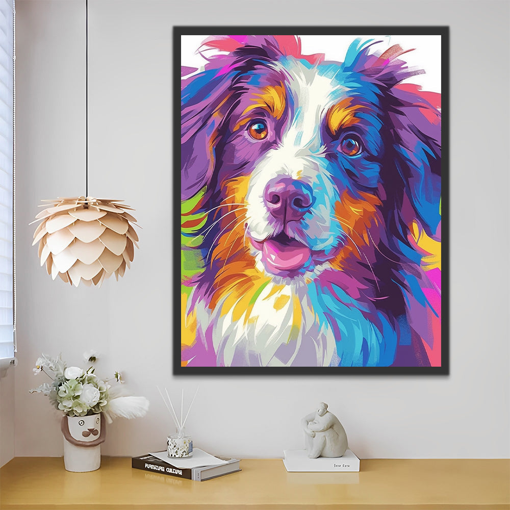 Chien mignon Peinture par Numéros