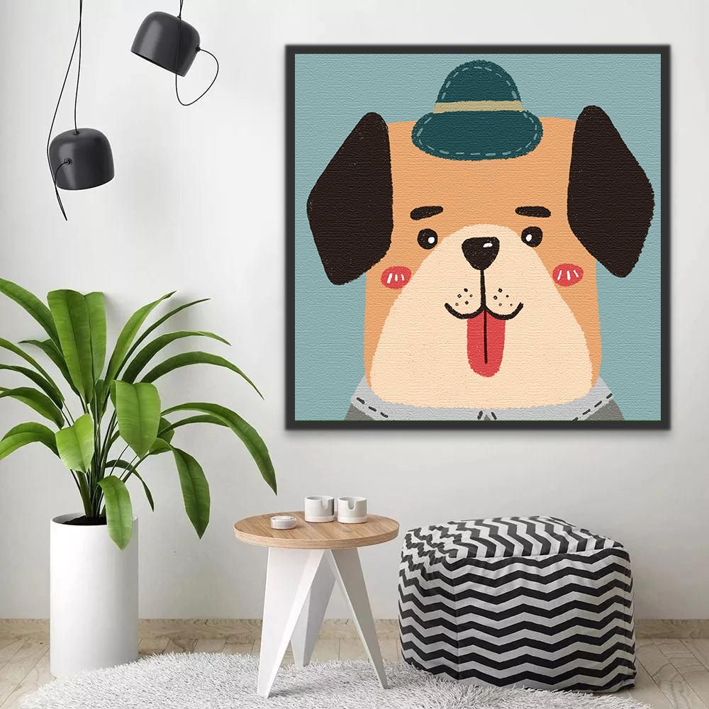 Chien pour Enfants Peinture par Numéros