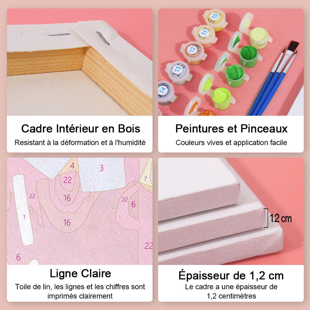Cocktail Fruité 6 Mini Peintures par Numéros