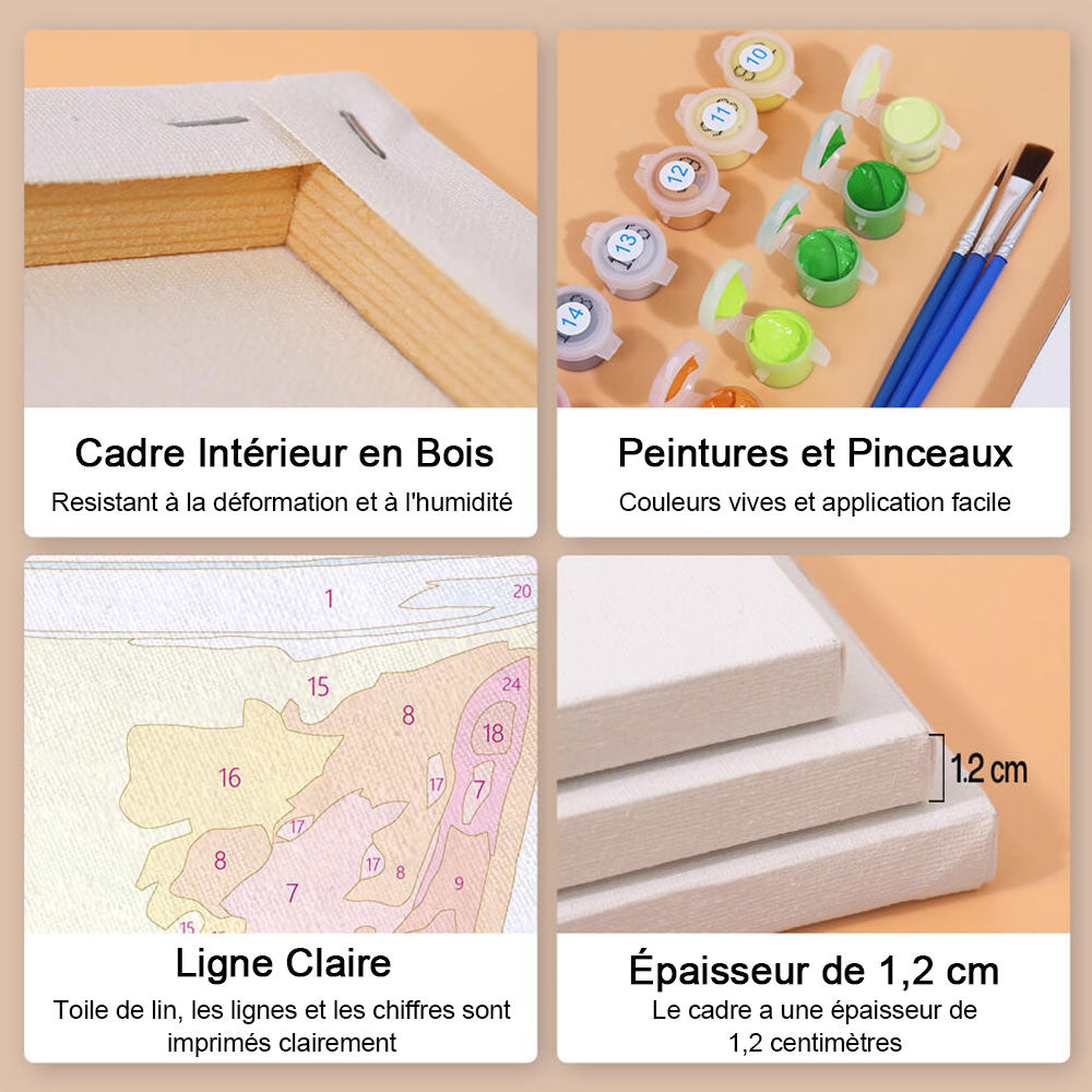 Cocktail Rafraîchissant 6 Mini Peintures par Numéros