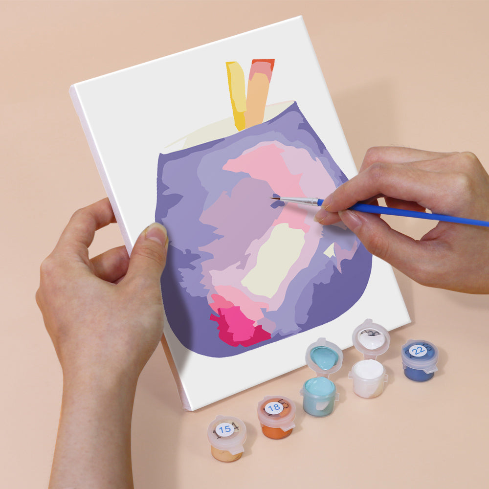 Cocktail Sucré 6 Mini Peintures par Numéros