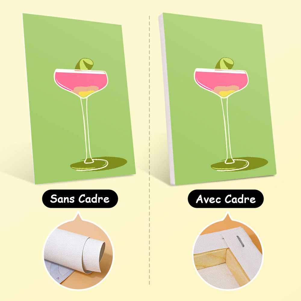 Cocktails Colorés 6 Mini Peintures par Numéros