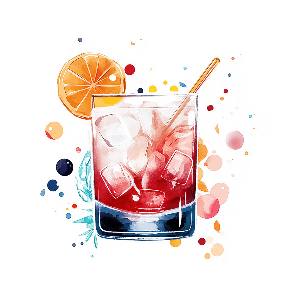 Cocktails Glacée Mini Peinture par Numéros