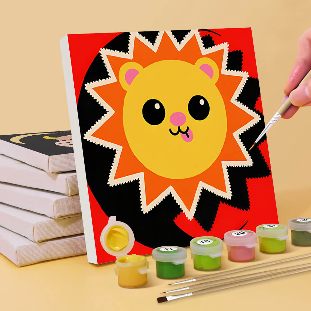 Constellations en Style Cartoon 6 Mini Peintures par Numéros