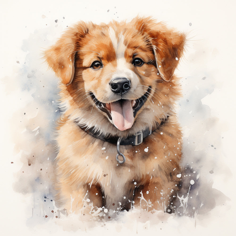 Corgi tricolore Peinture par Numéros