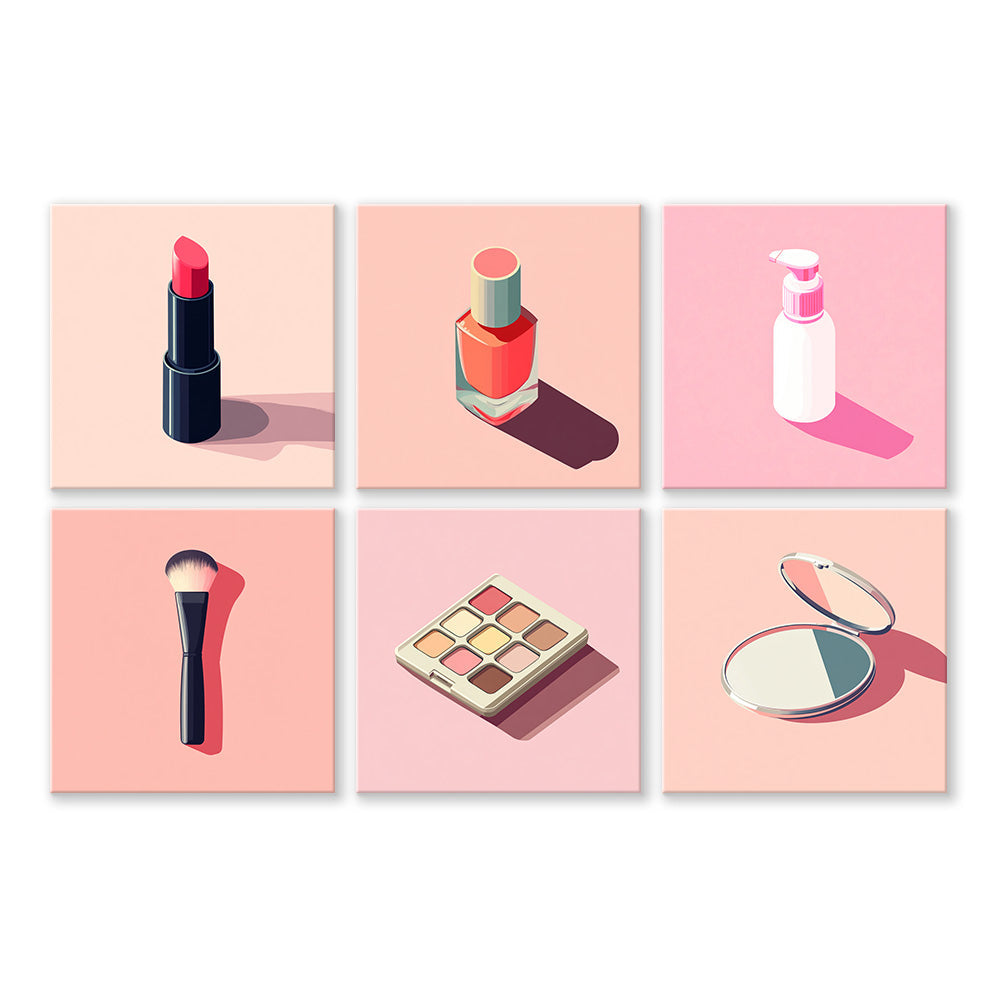 Cosmétiques Tendance 6 Mini Peintures par Numéros