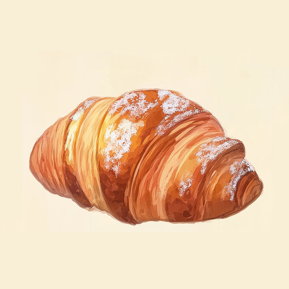 Croissant Délicieux Mini Peinture par Numéros