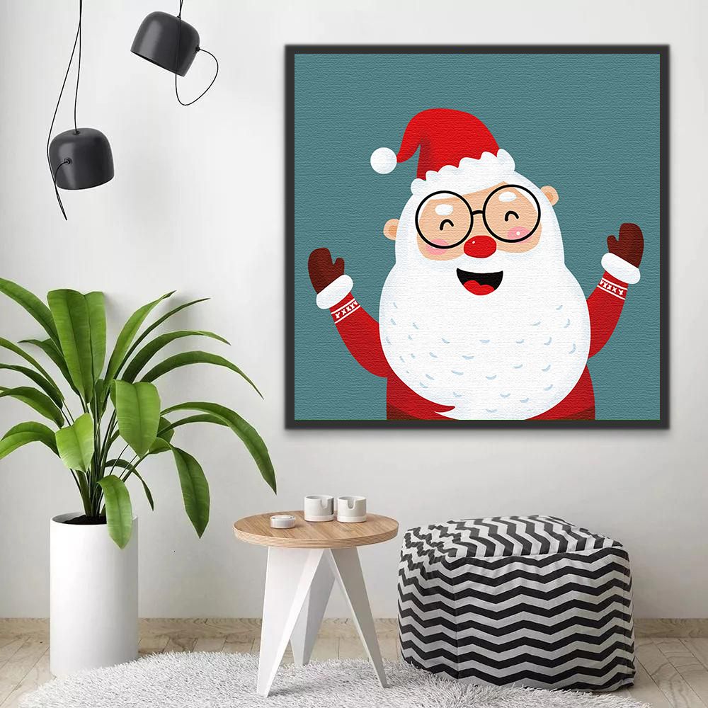 Enfants père Noël Peinture par Numéros