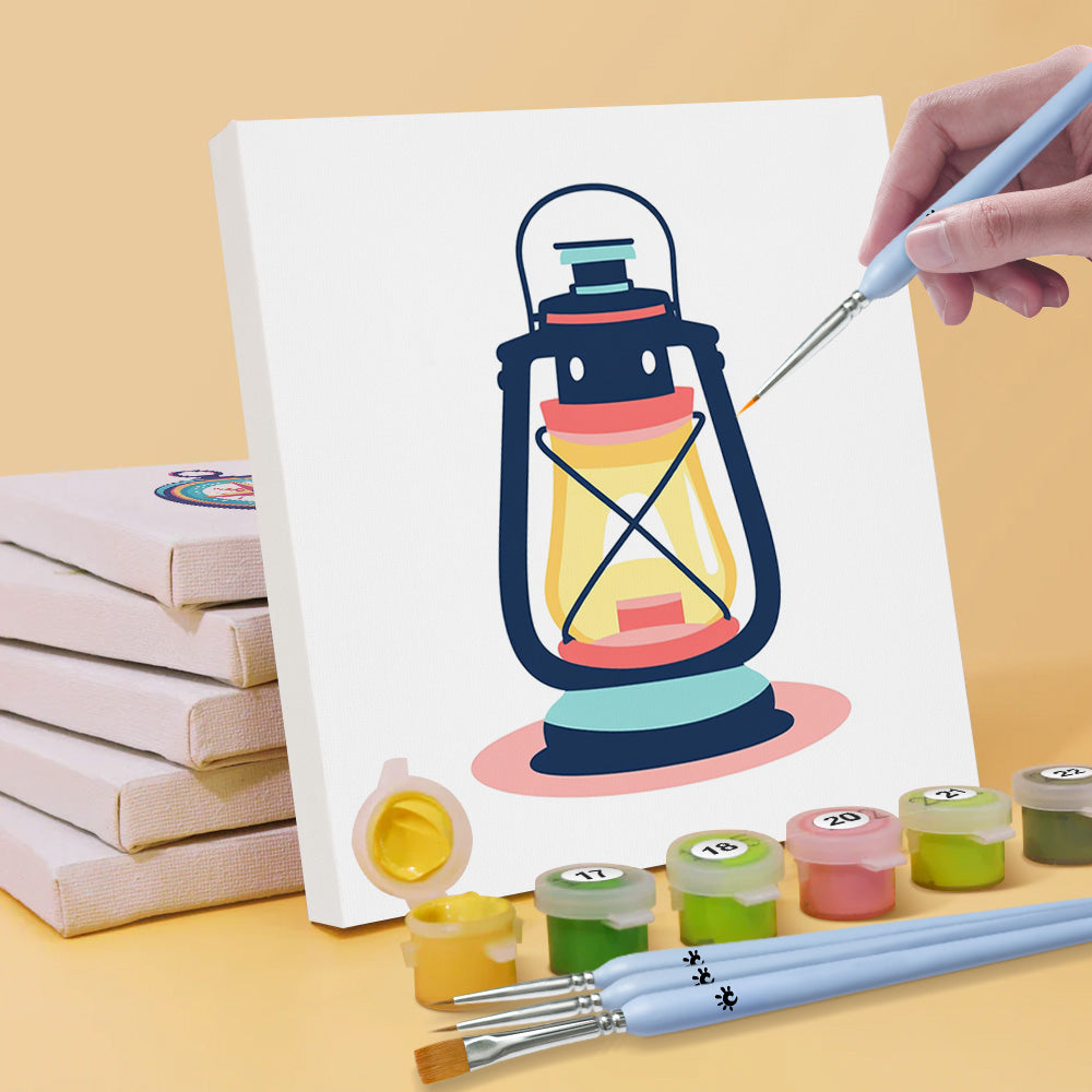 Équipement d'Extérieur 6 Mini Peintures par Numéros