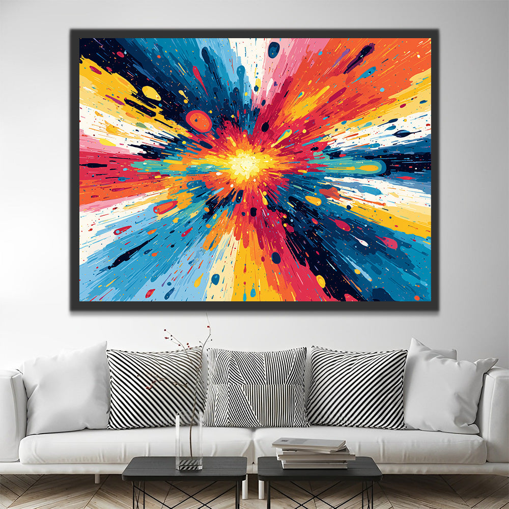 Explosion de Couleurs Peinture par Numéros