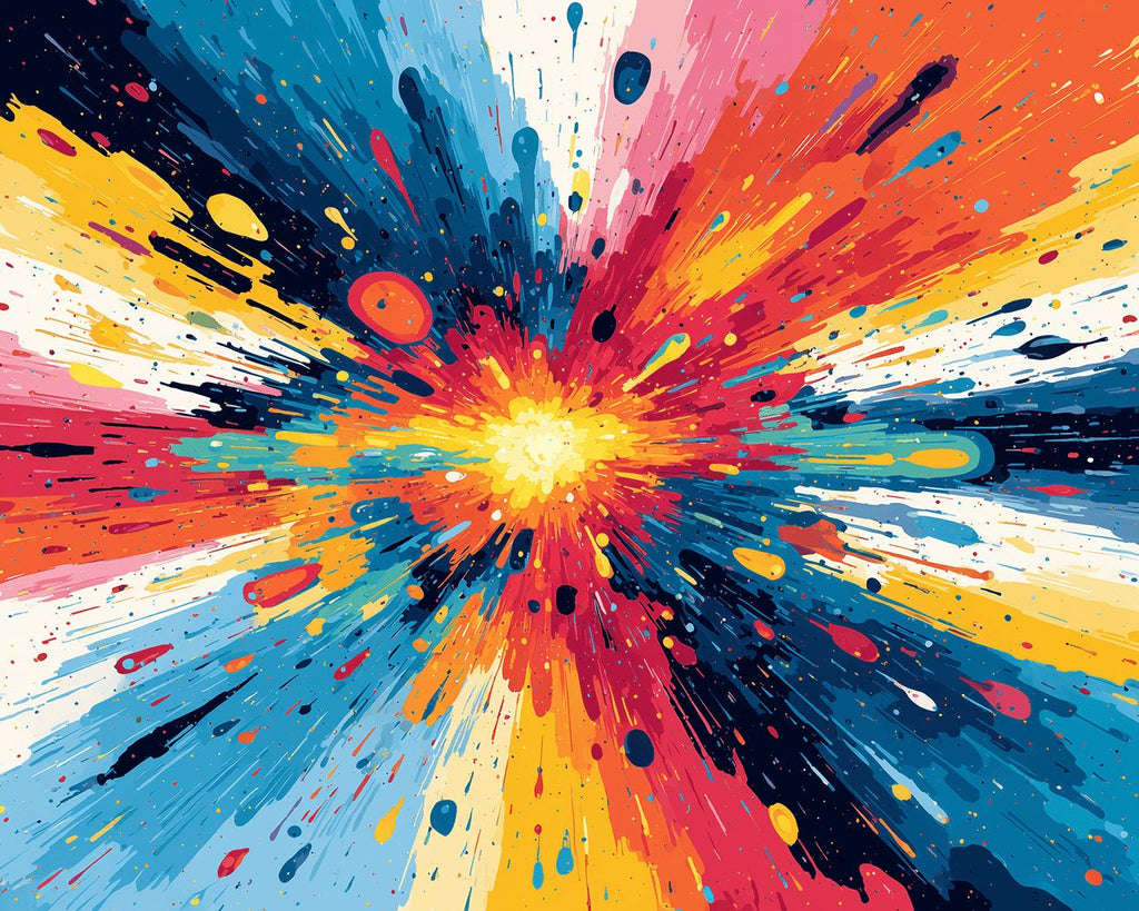 Explosion de Couleurs Peinture par Numéros