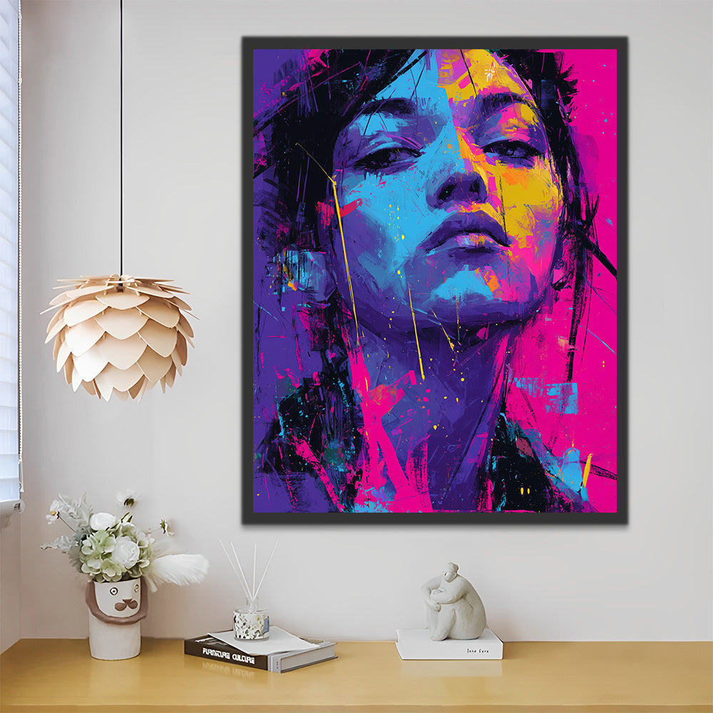 Femme Fière Style Pop Peinture par Numéros