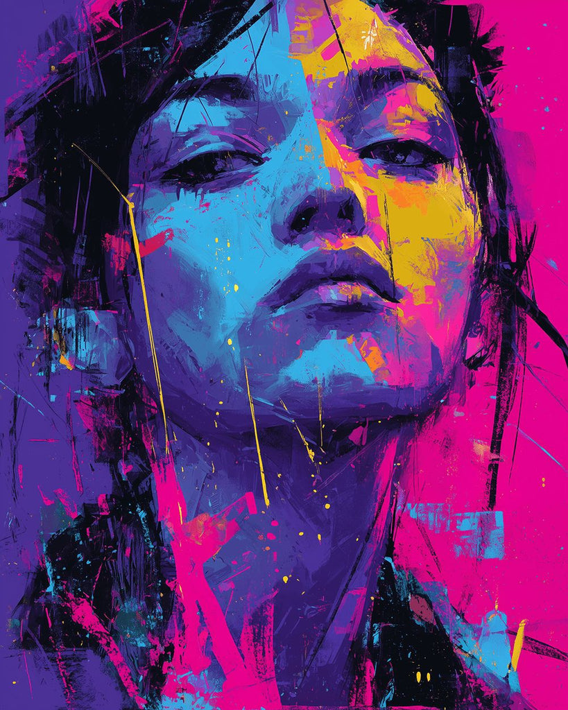 Femme Fière Style Pop Peinture par Numéros