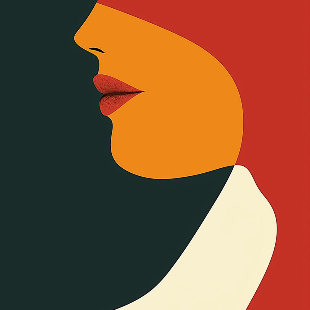 Femme Souriante Mini Peinture par Numéros