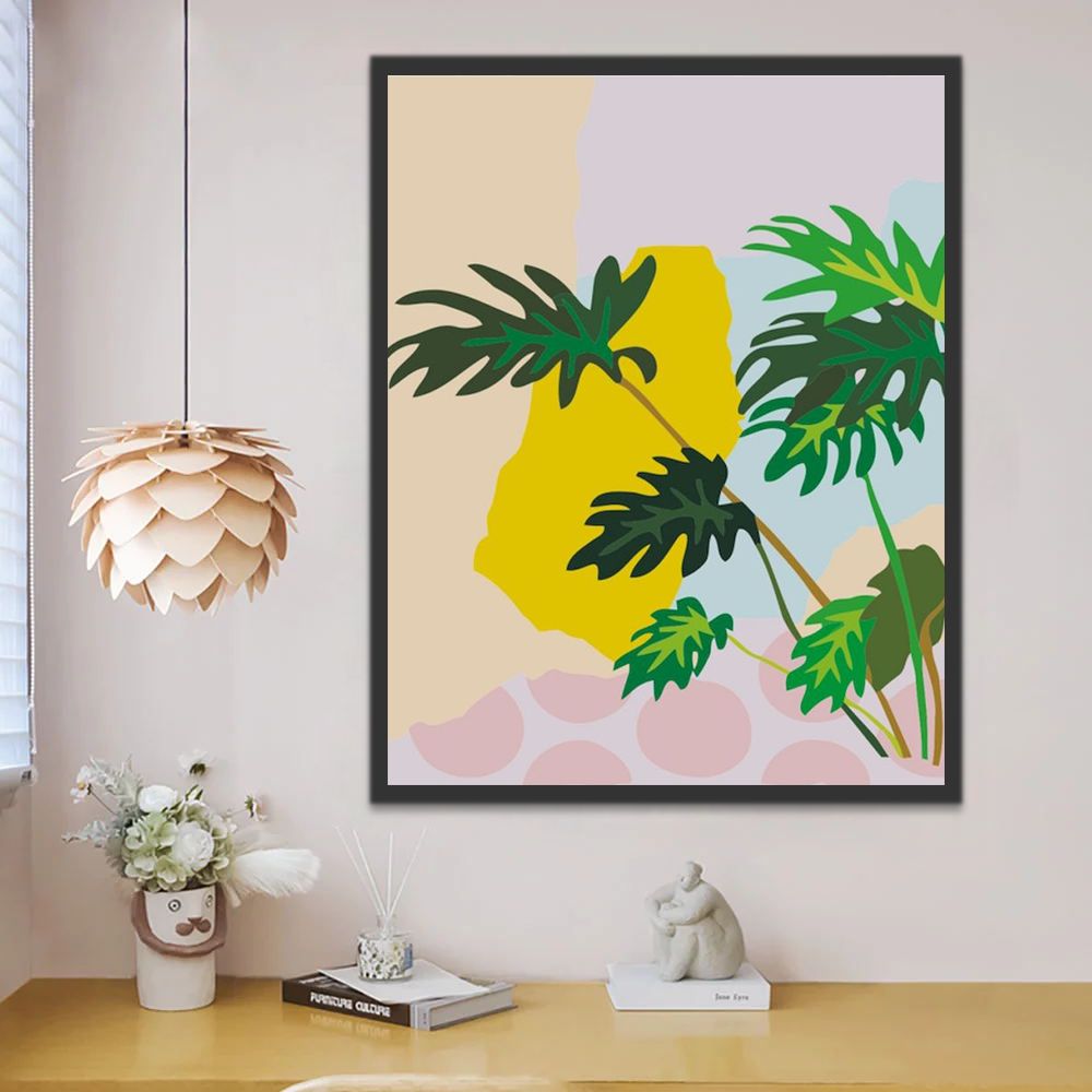 Feuilles Enfants Peinture par Numéros