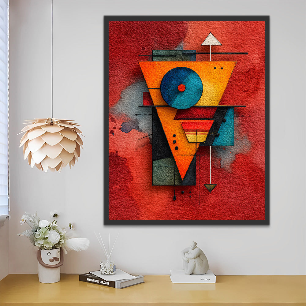 Formes Géométriques Magnifiques Peinture par Numéros