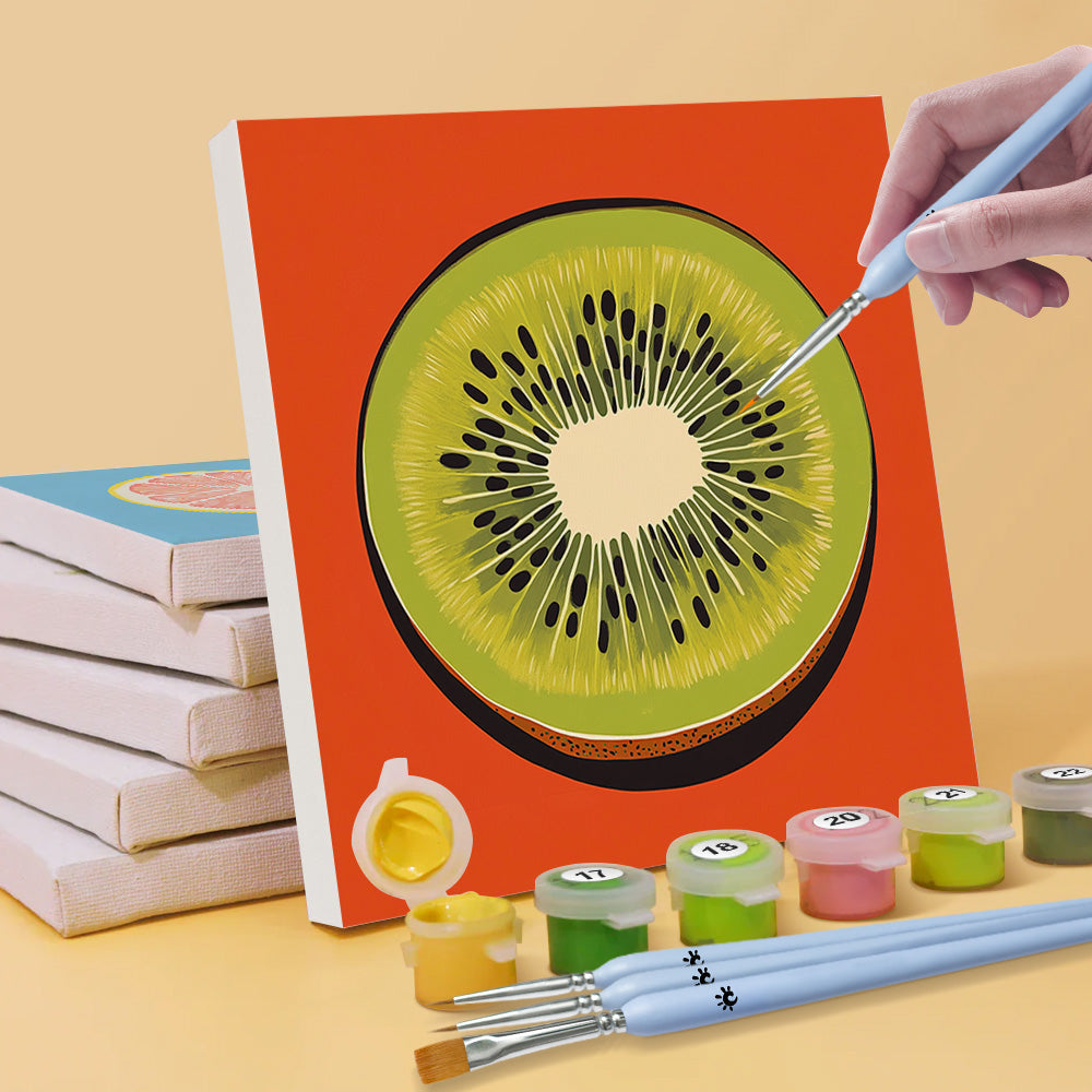 Fruits Frais 6 Mini Peintures par Numéros