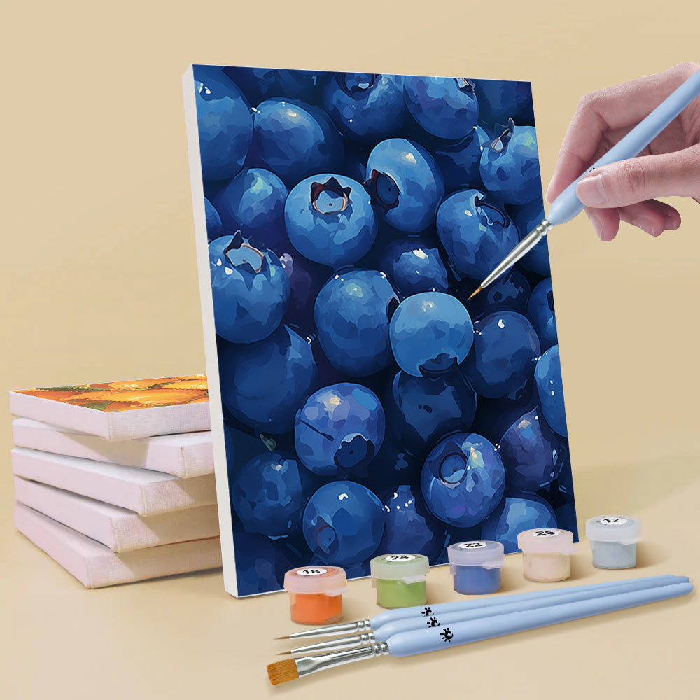 Fruits Frais Variés 6 Mini Peintures par Numéros