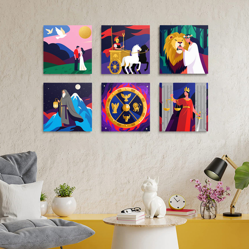 Gardien 6 Mini Peintures par Numéros