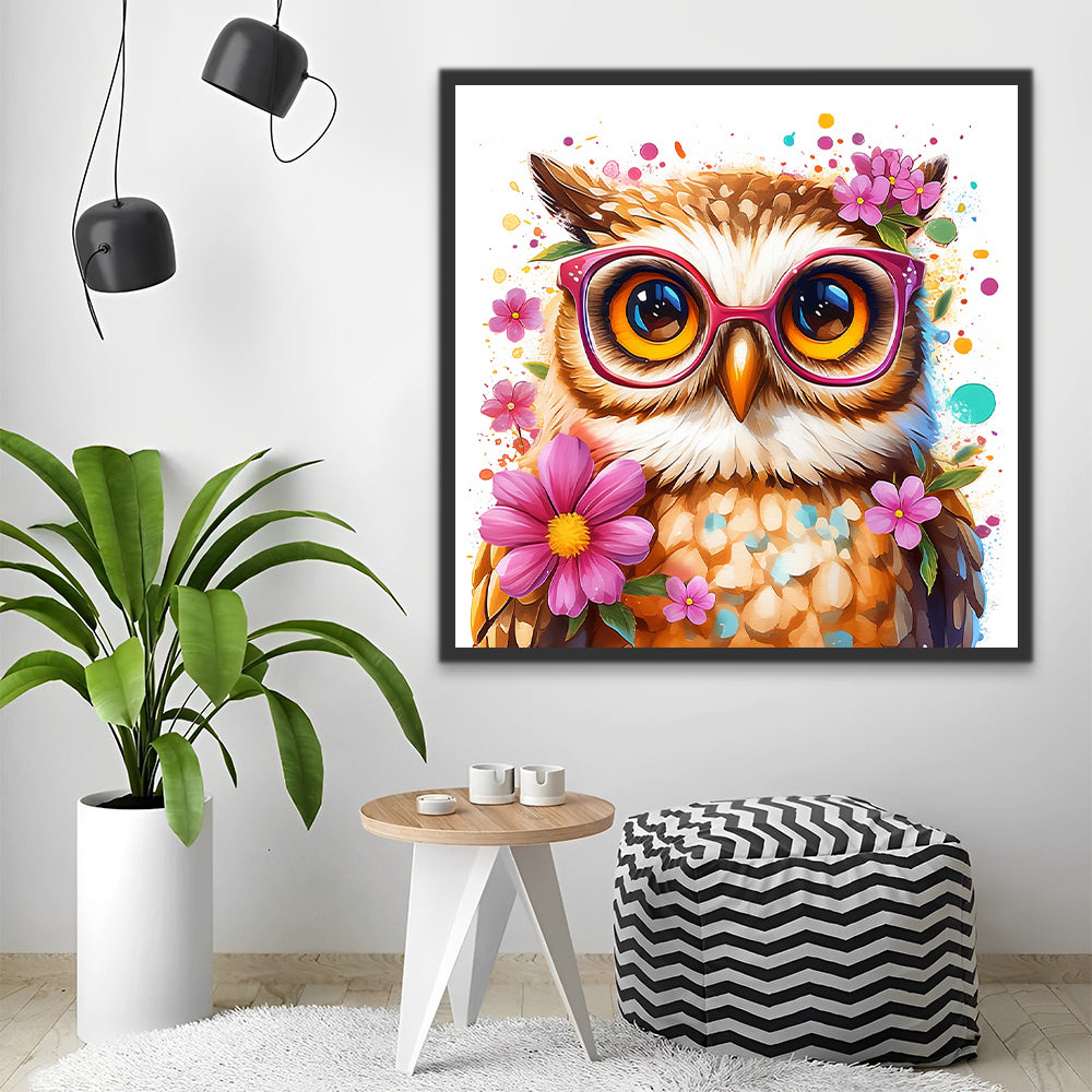 Hibou Peinture par Numéros PBNLOMAYF98