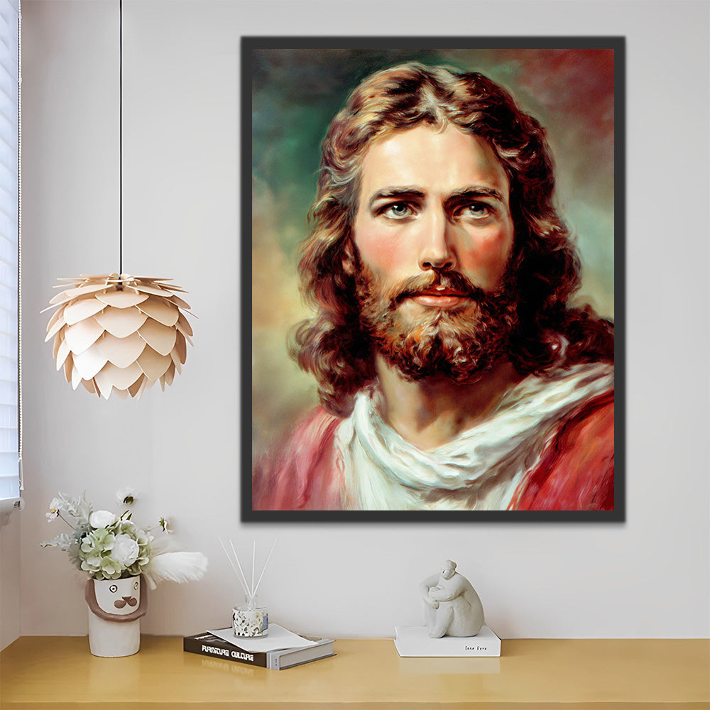 Jésus Miséricordieux Peinture par Numéros