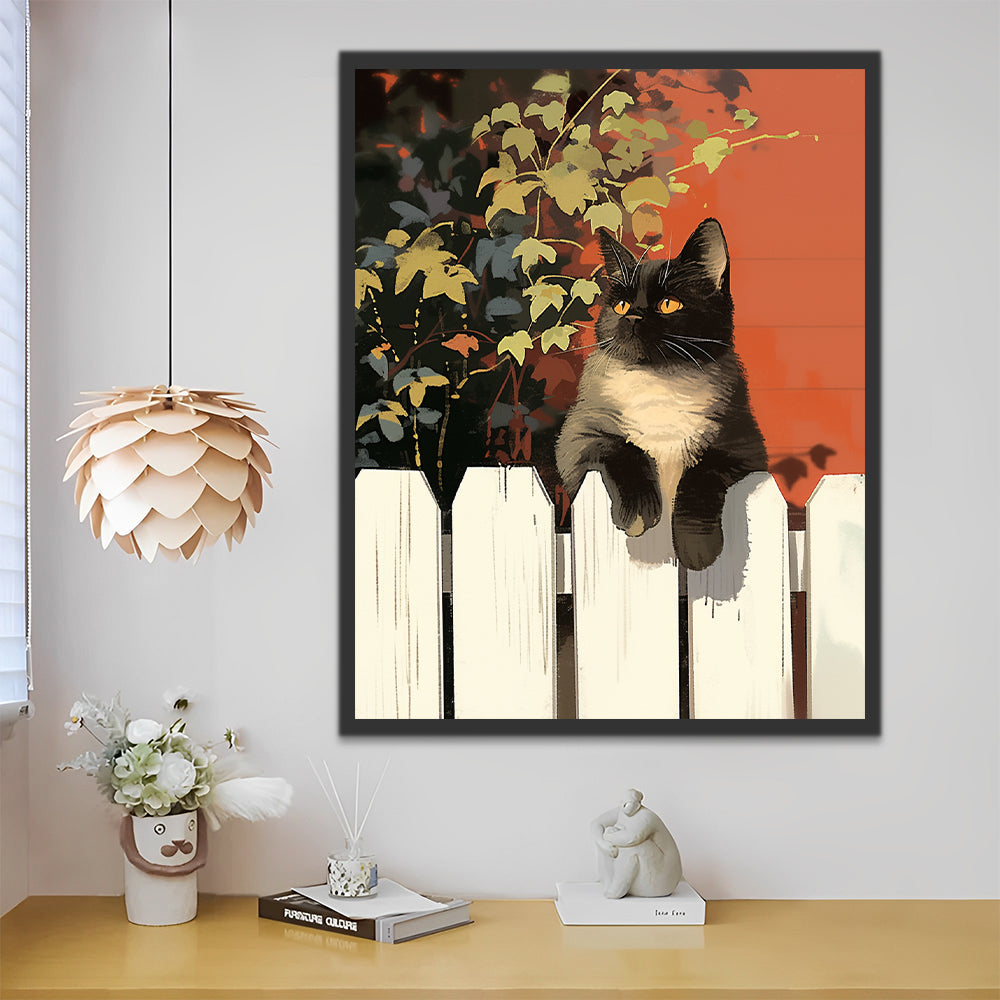 Joli Chat Peinture par Numéros