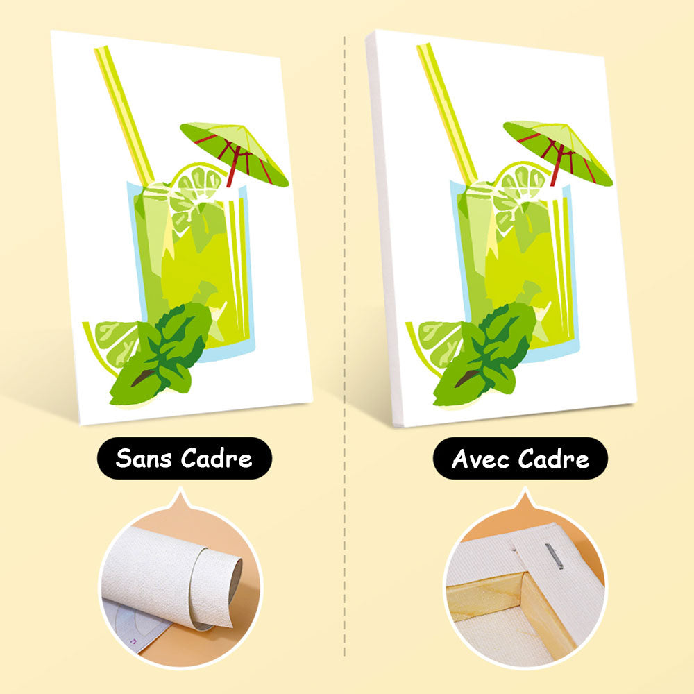 Jus de Fruits Fraîchement Pressés 6 Mini Peintures par Numéros