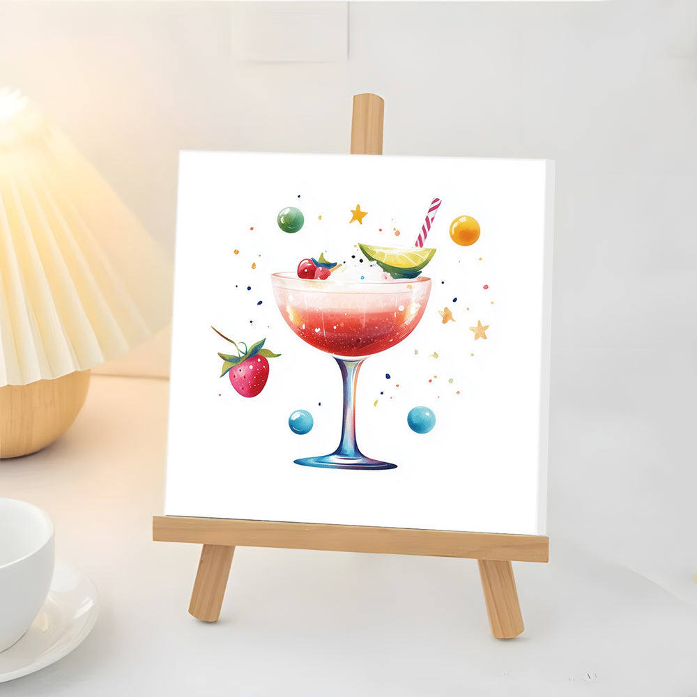 Jus D'Été Coloré Mini Peinture par Numéros