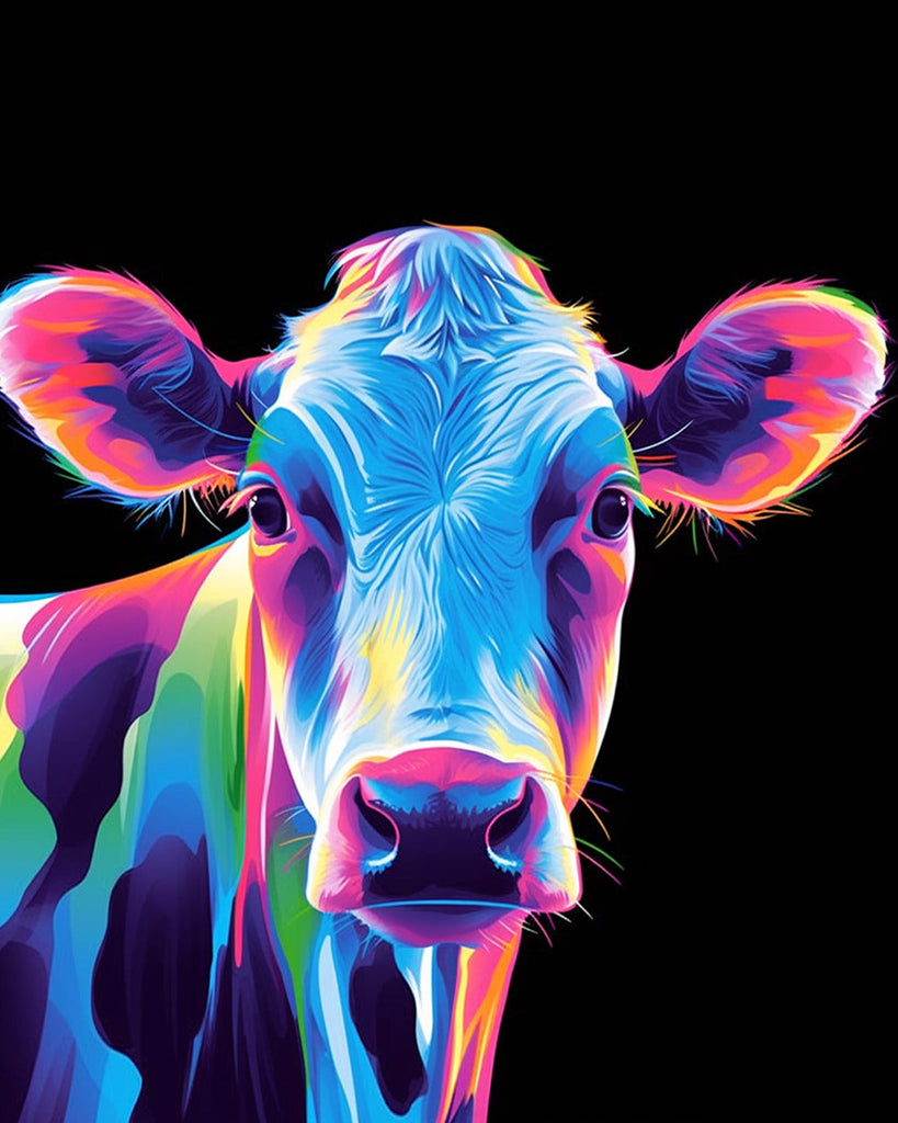 Laitière Colorée Peinture par Numéros