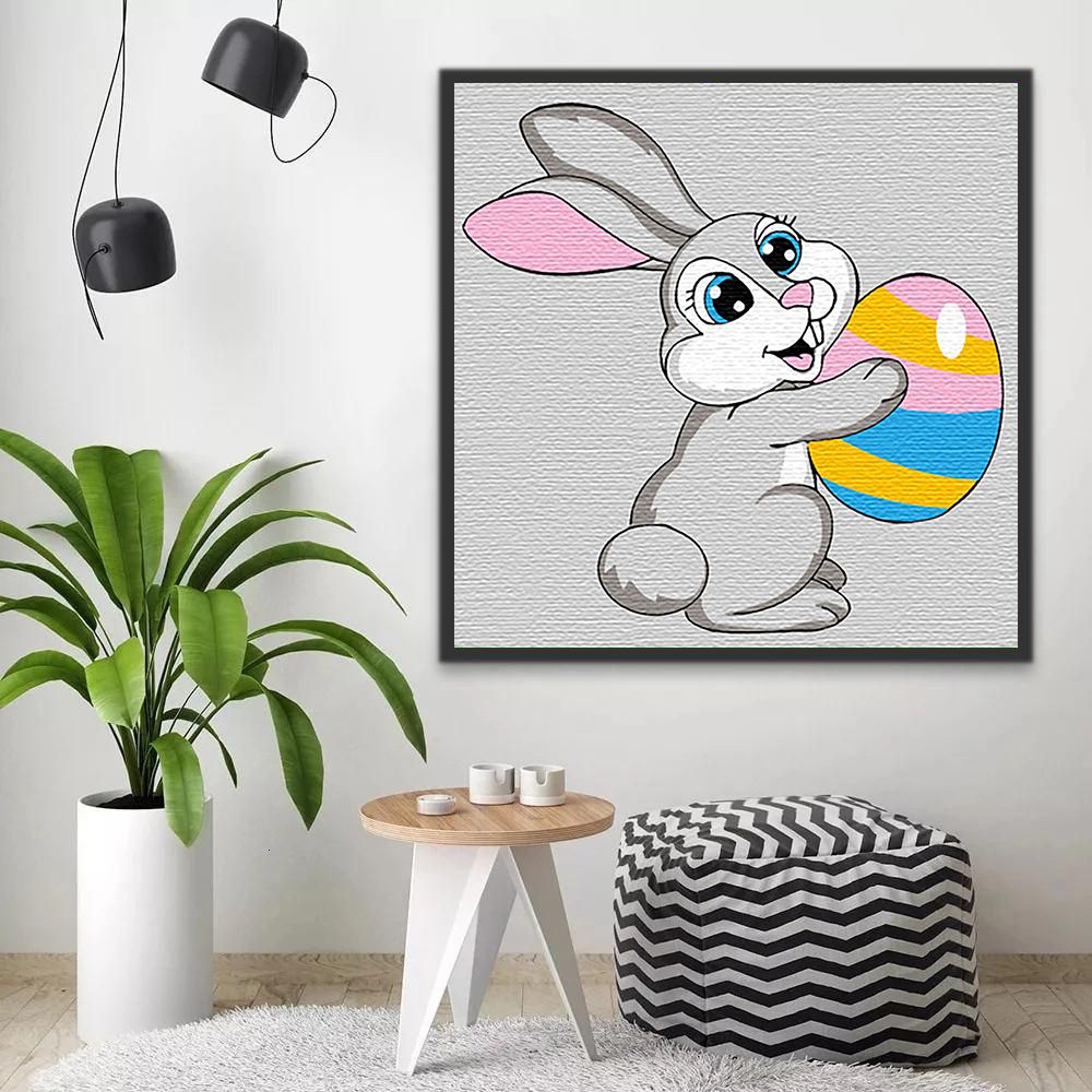Lapin de Pâques Peinture par Numéros