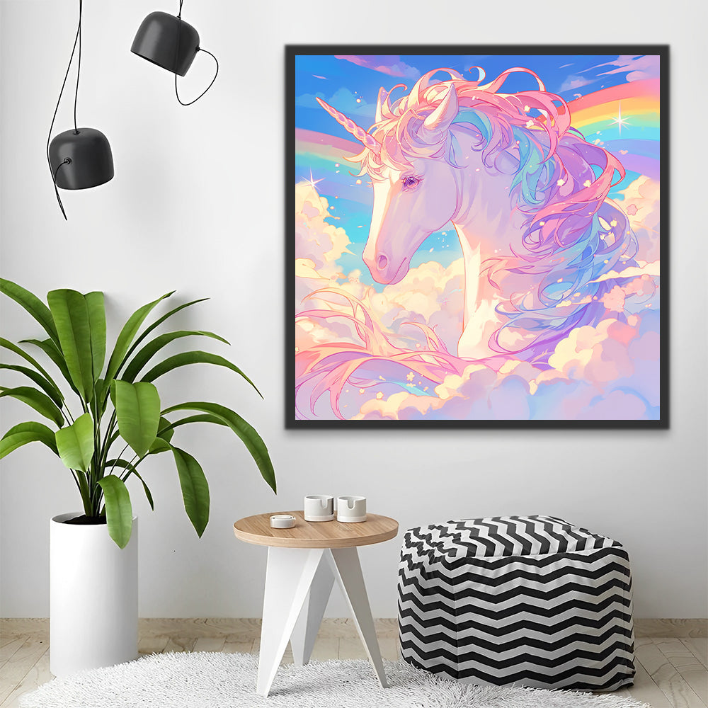 Licorne arc-en-ciel Peinture par Numéros PBNLOMAYF42