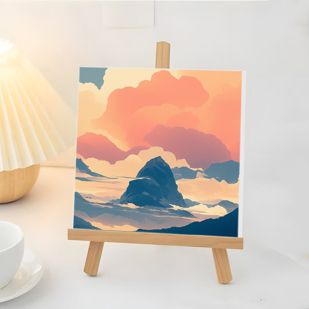 Mer de Nuages Mini Peinture par Numéros