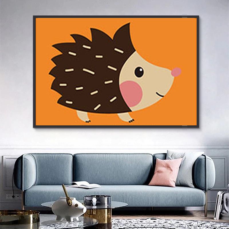 Mignon Hérisson Peinture par Numéros